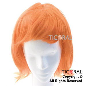 PELUCA PELO CORTO NARANJA HS1347-5 x 1